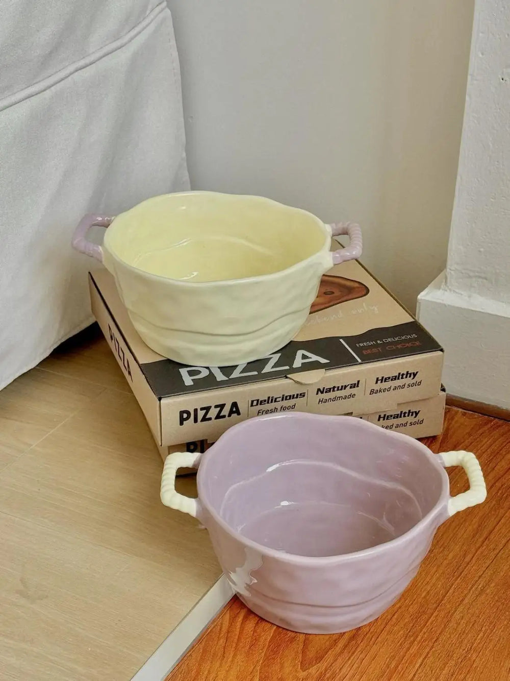 Keramik Suppenschüssel – Simple Töpferware – Grosses Volumen