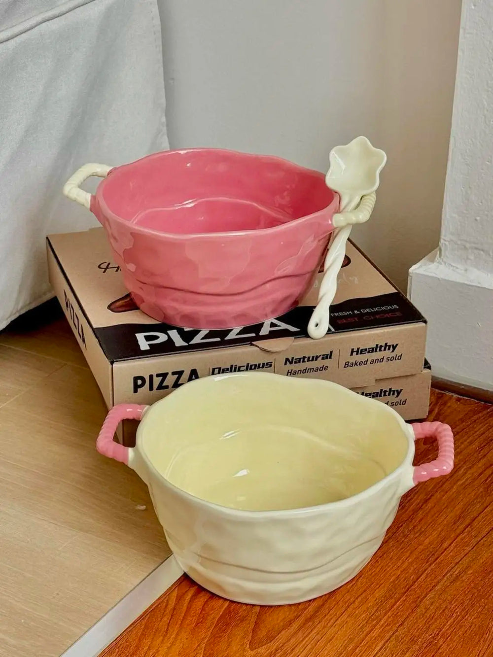 Keramik Suppenschüssel – Simple Töpferware – Grosses Volumen