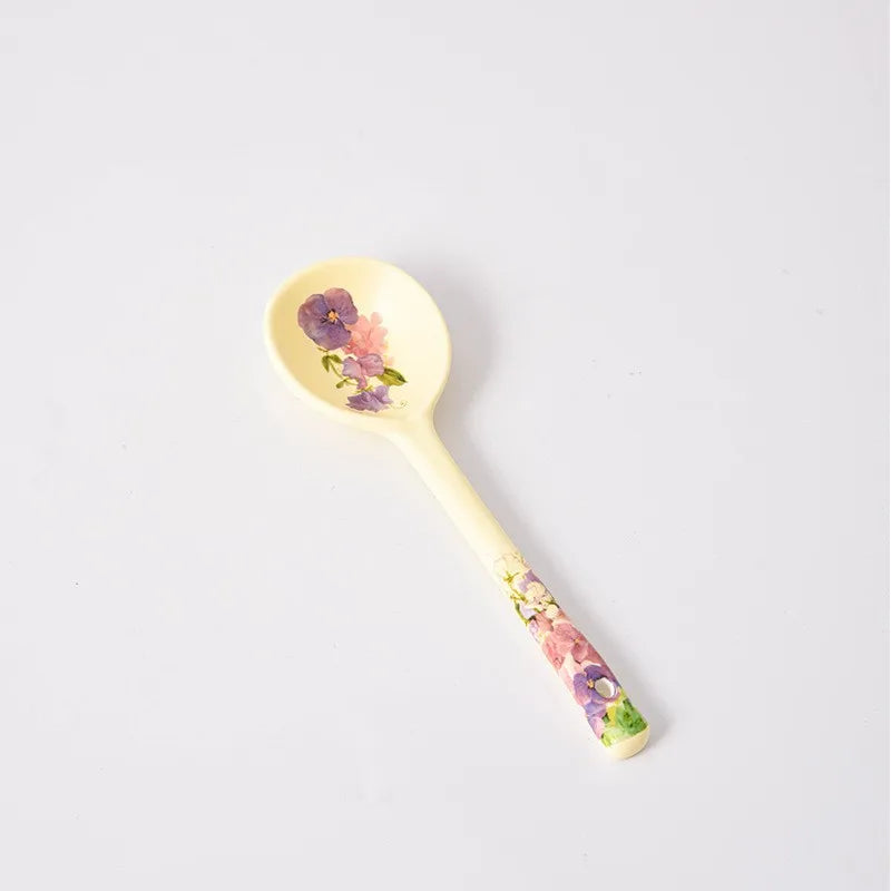 Keramik Tasse mit Löffel – Prairie Chic, 301-400ml