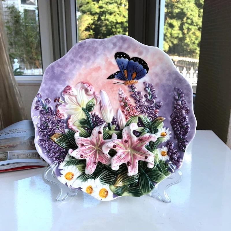 Keramik-Teeservice – 3D-Dekor-Design – Perfekt als Geschenk