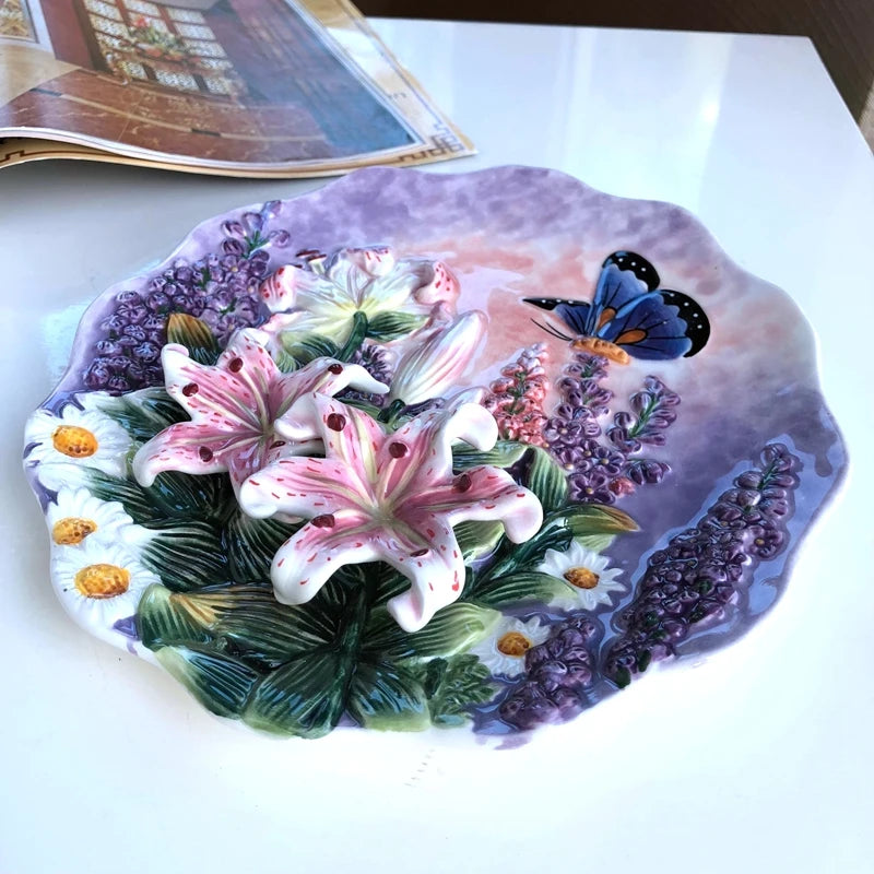 Keramik-Teeservice – 3D-Dekor-Design – Perfekt als Geschenk