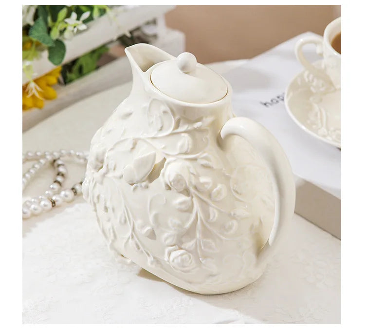 Keramik-Teeset – Porzellan Schwarz Tee – Retro Stil