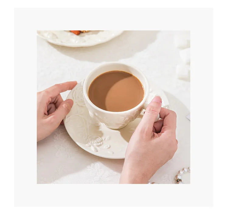 Keramik-Teeset – Porzellan Schwarz Tee – Retro Stil