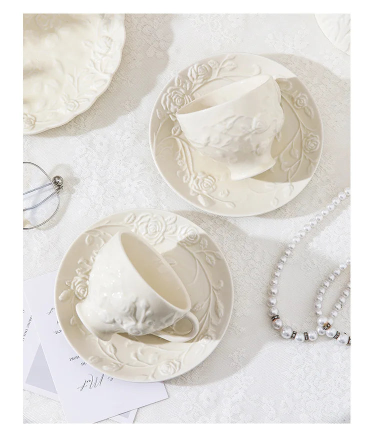 Keramik-Teeset – Porzellan Schwarz Tee – Retro Stil