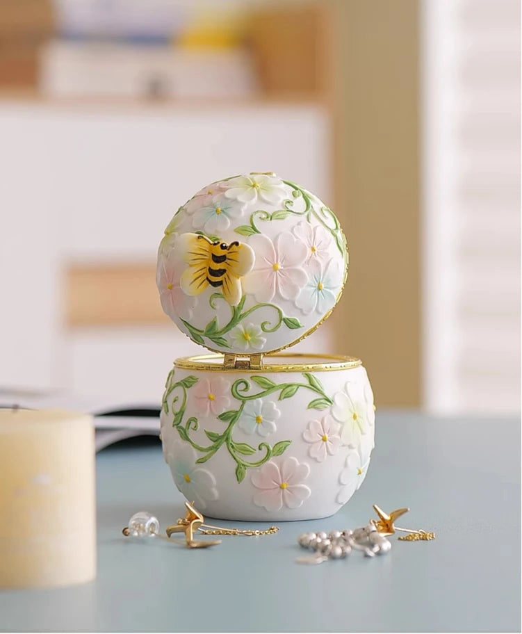 Keramik Vorratsdose – Handbemalt Umweltfreundlich