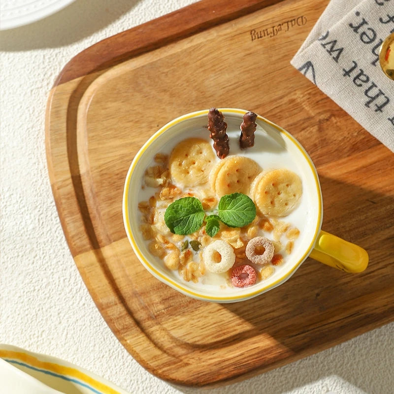 Keramikbecher – Handbemaltes Design – 300ml