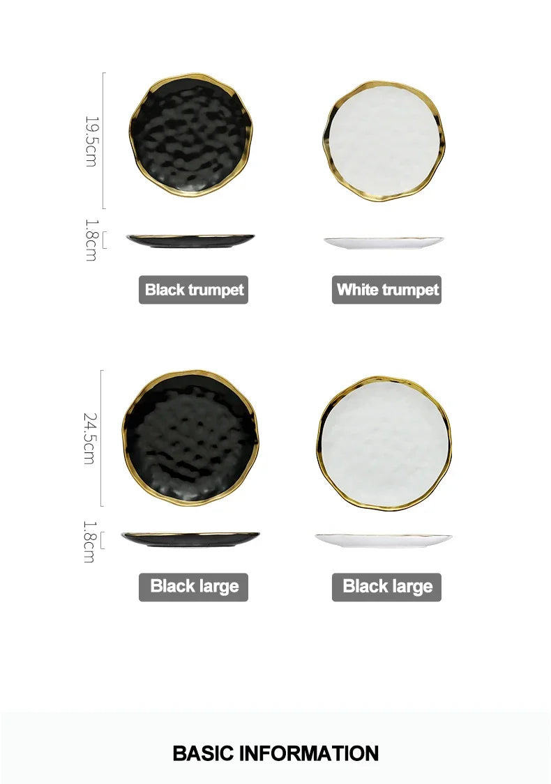 Keramikgeschirrset – Nordic Stil Porzellan – Verschiedene Grössen