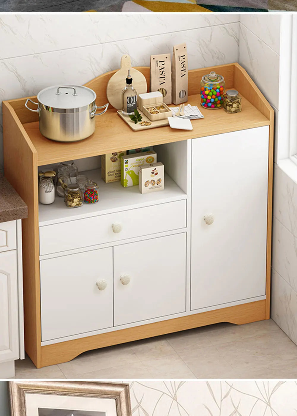 Keramikknauf – Europäisches Design – 96mm Lochabstand