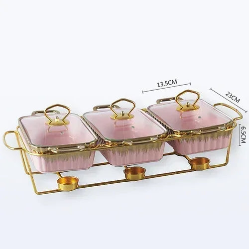 Keramikplatte – Nordisches Design – 10" Rechteck