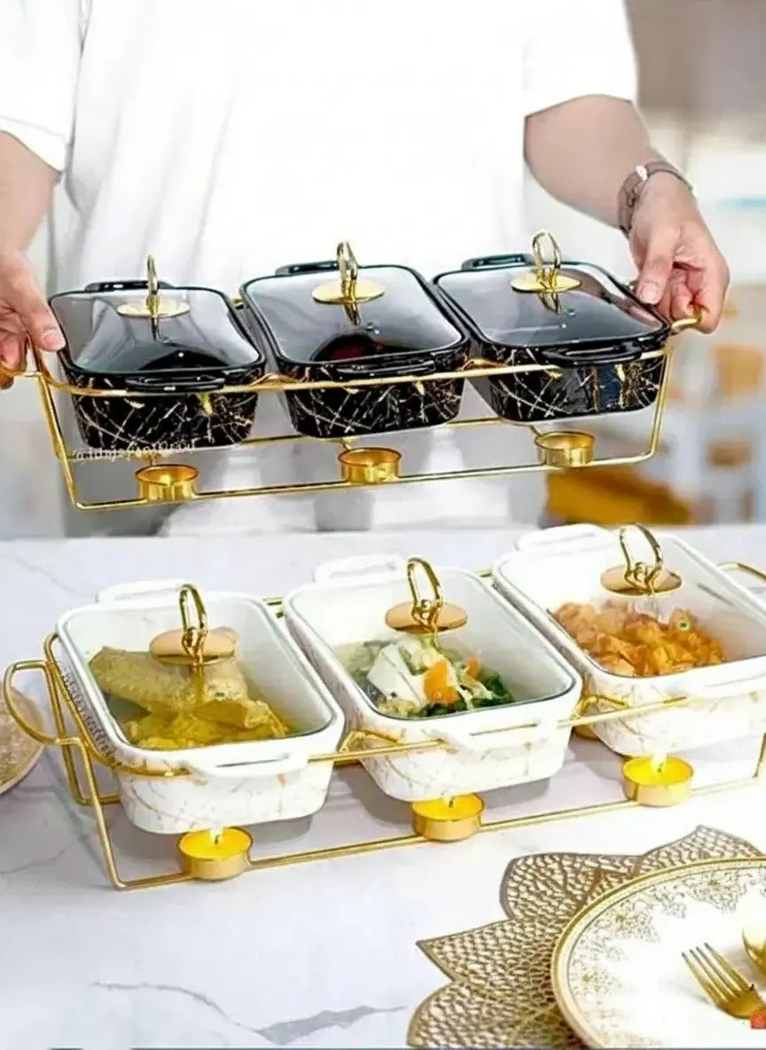 Keramikplatte – Nordisches Design – 10" Rechteck