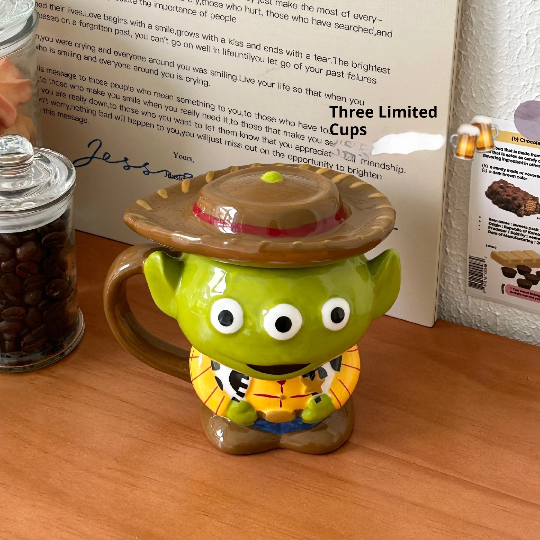 Keramiktasse Alien – Niedliches Design – 350ml