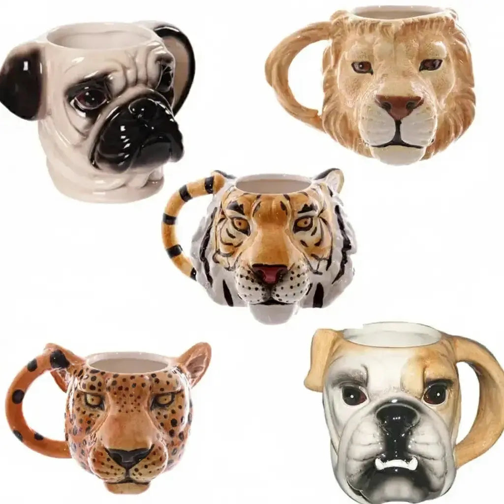 Keramiktasse – Cartoon Tiger Design – 301-400ml