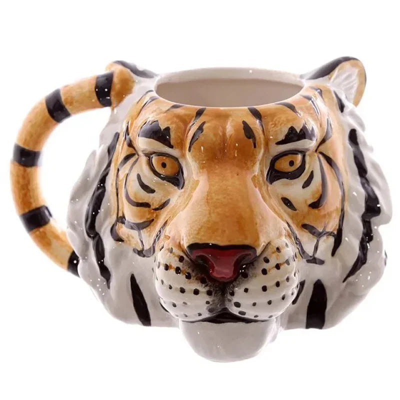 Keramiktasse – Cartoon Tiger Design – 301-400ml