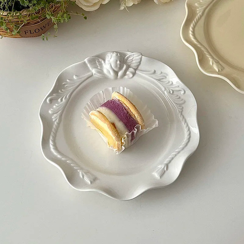 Keramikteller – Französischer Stil Relief – 7.8" Grösse