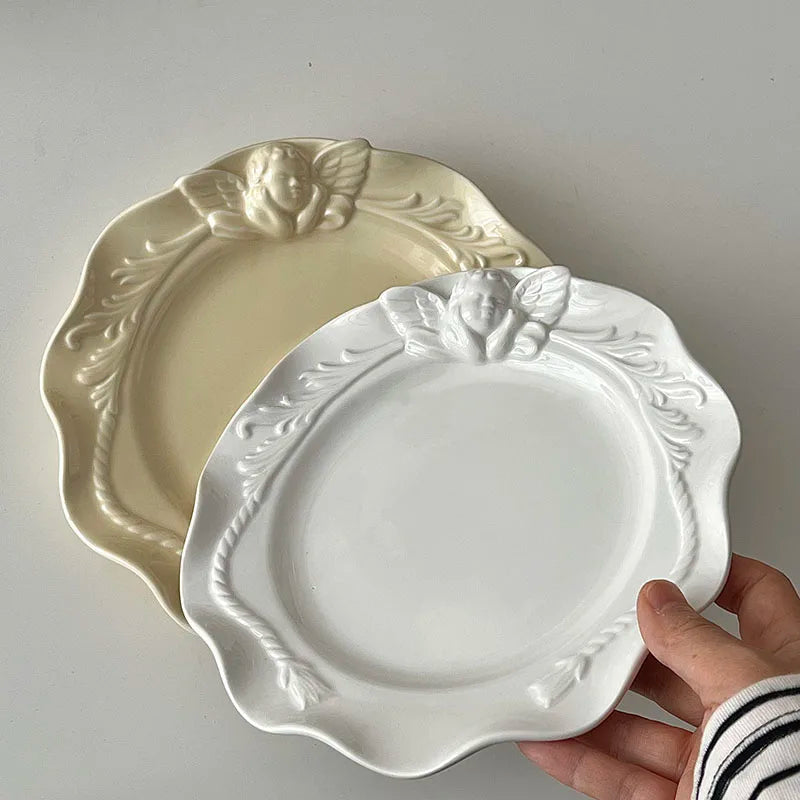 Keramikteller – Französischer Stil Relief – 7.8" Grösse