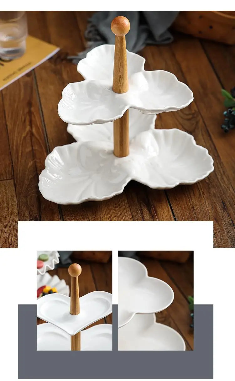 Keramikteller – Modernes Design mit Holzständer