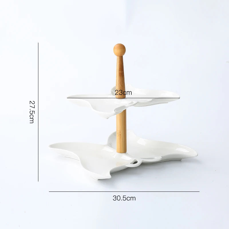 Keramikteller – Modernes Design mit Holzständer