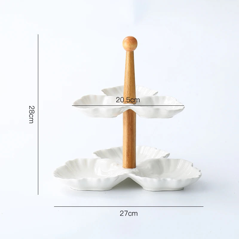 Keramikteller – Modernes Design mit Holzständer
