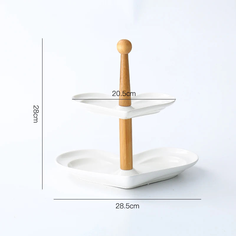 Keramikteller – Modernes Design mit Holzständer