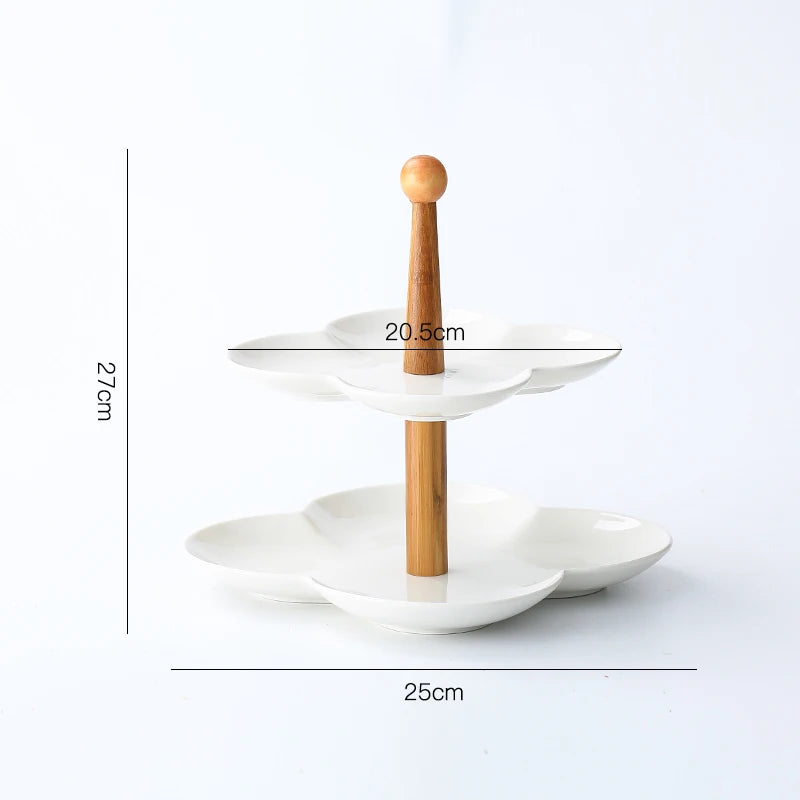 Keramikteller – Modernes Design mit Holzständer