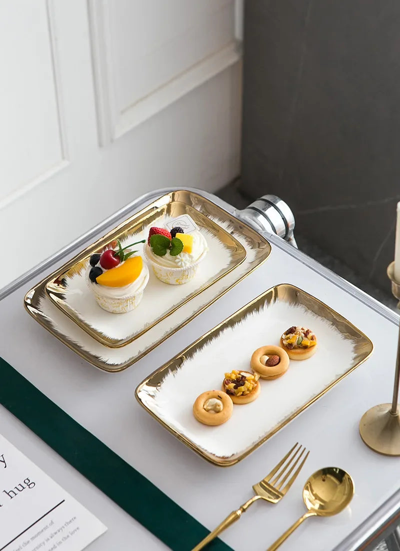 Keramikteller – Modernes quadratisches Design