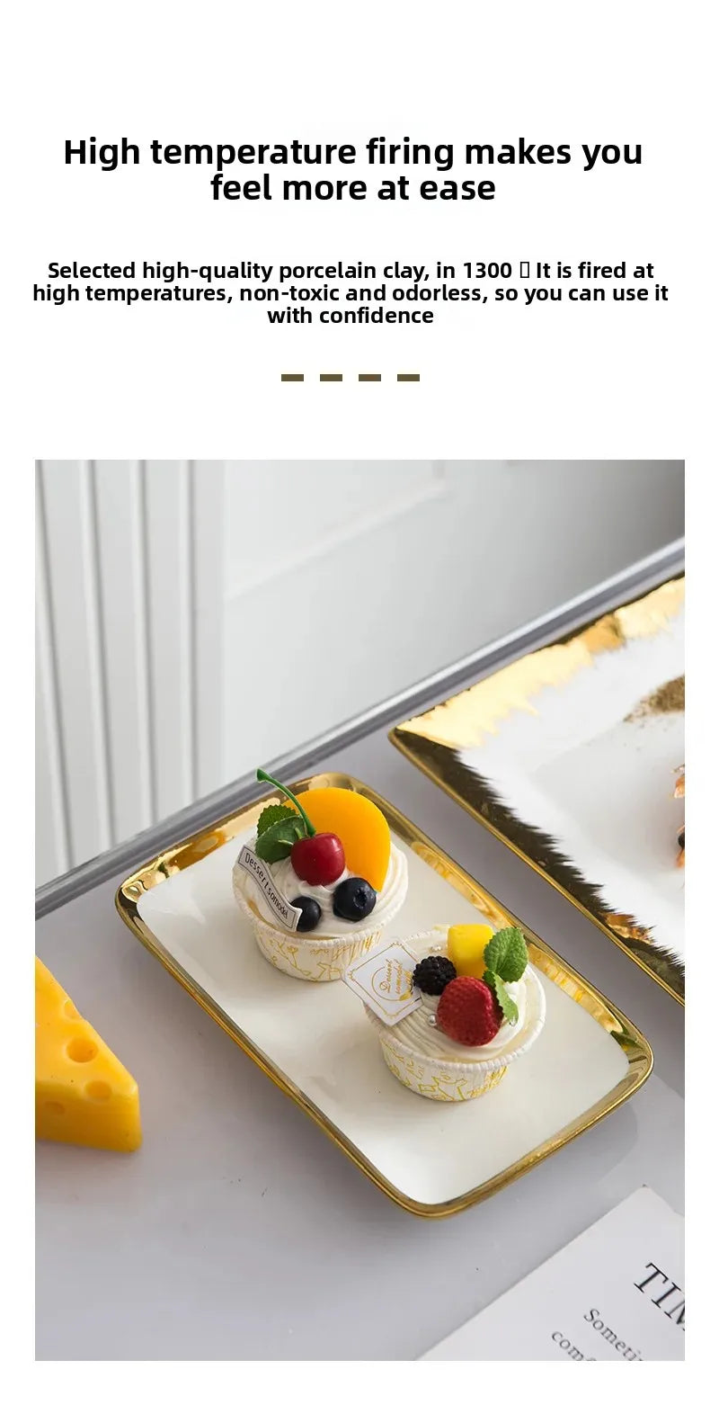 Keramikteller – Modernes quadratisches Design