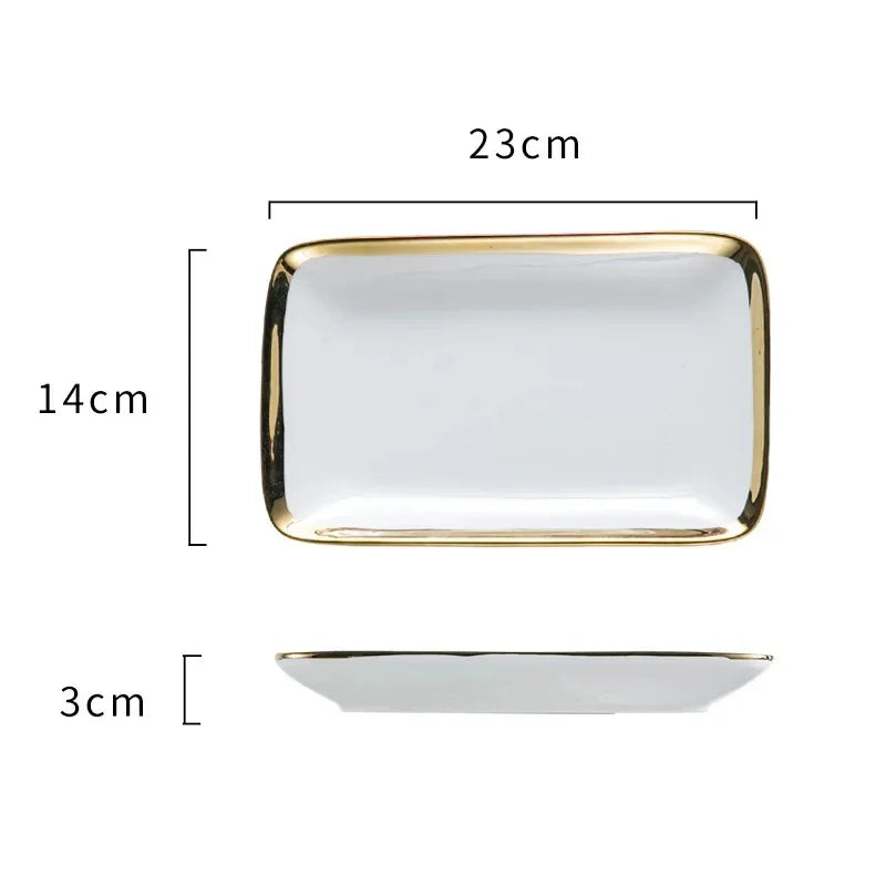 Keramikteller – Modernes quadratisches Design