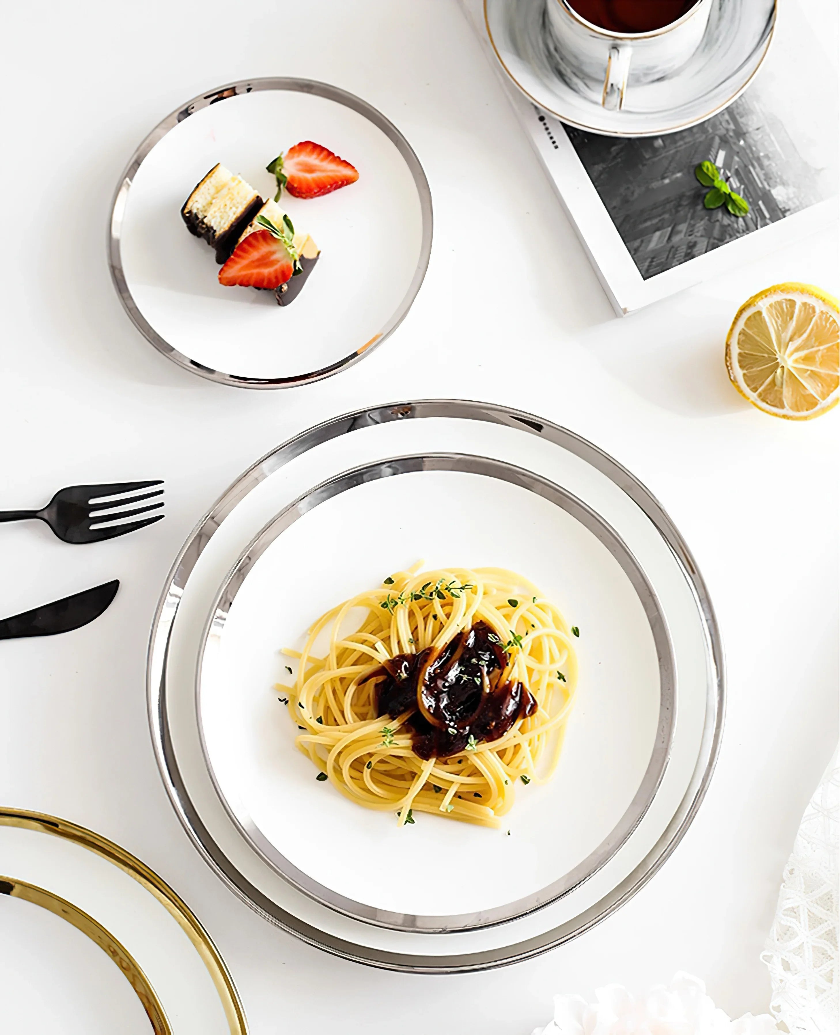 Keramikteller – Nordische Feinporzellan – Verschiedene Grössen