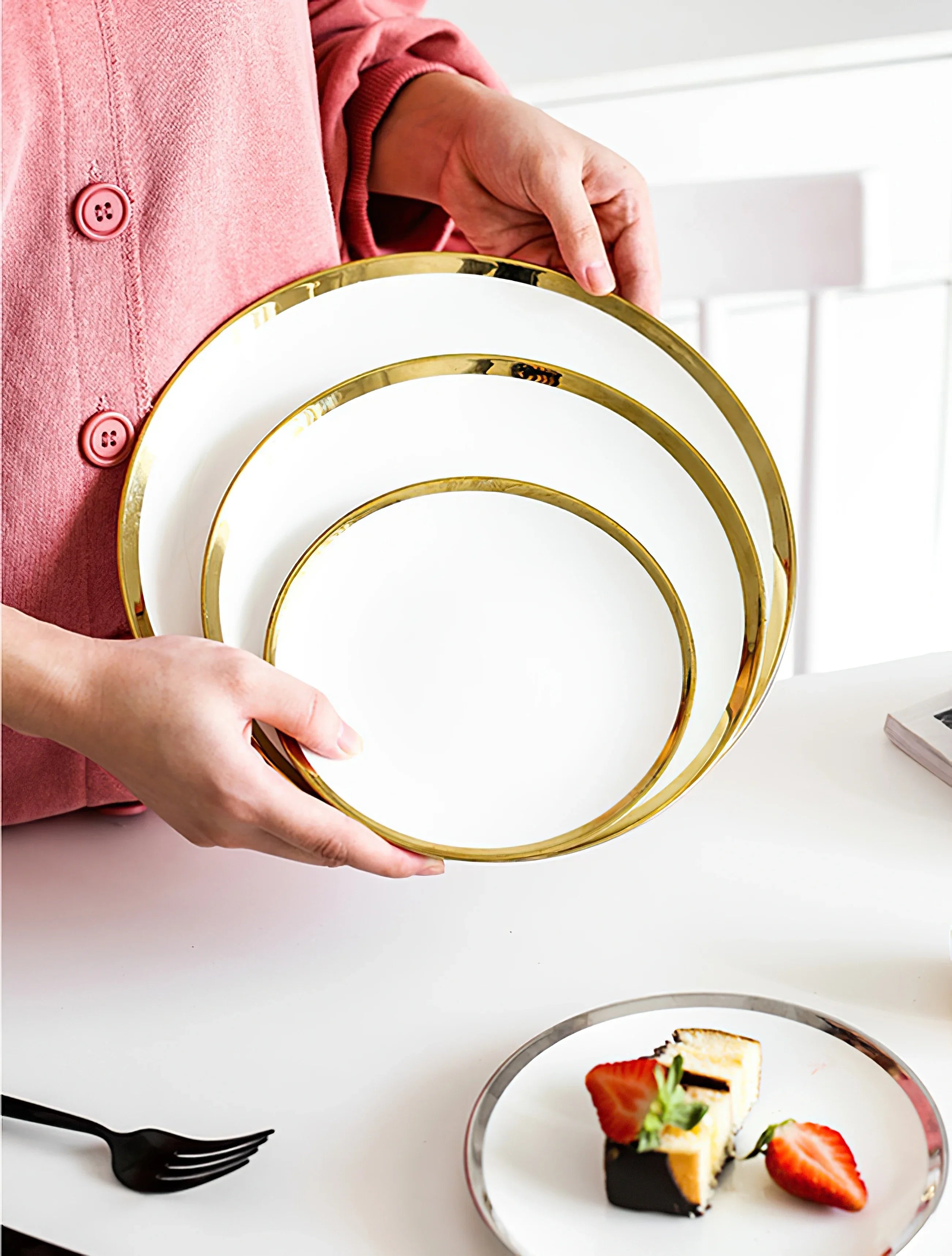 Keramikteller – Nordische Feinporzellan – Verschiedene Grössen