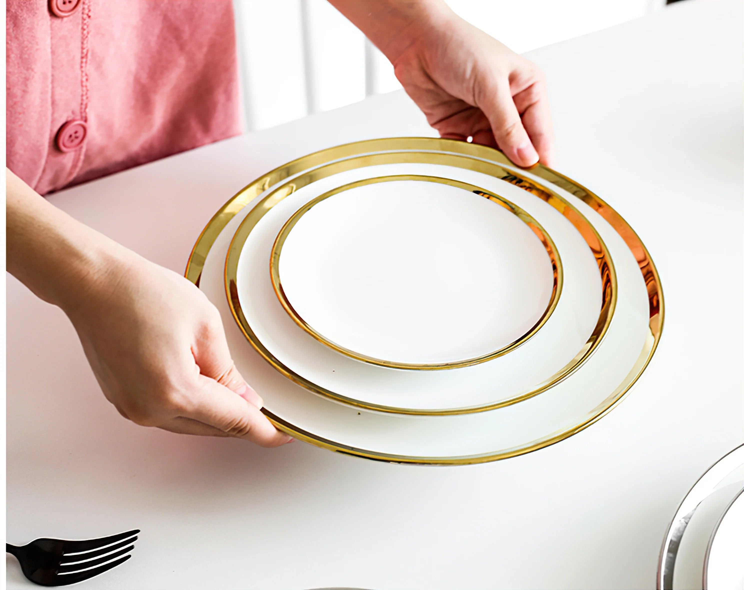 Keramikteller – Nordische Feinporzellan – Verschiedene Grössen