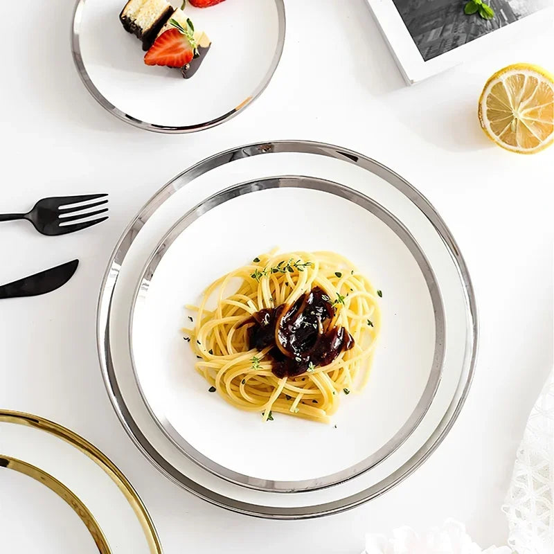 Keramikteller – Nordische Feinporzellan – Verschiedene Grössen