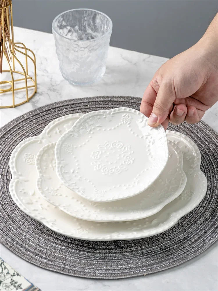 Keramikteller - Nordisches Design - Mikrowellengeeignet