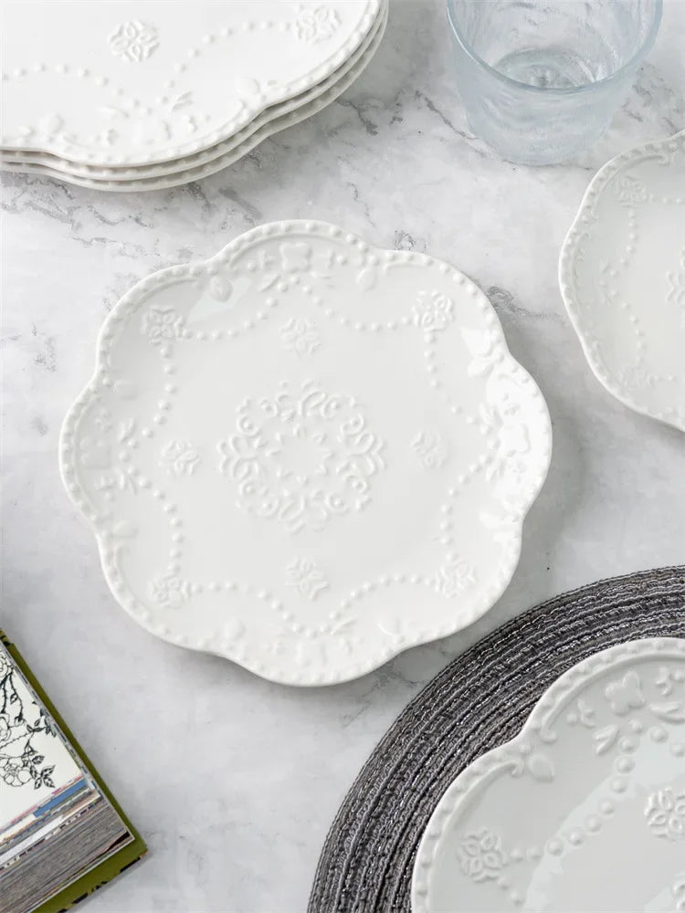 Keramikteller - Nordisches Design - Mikrowellengeeignet