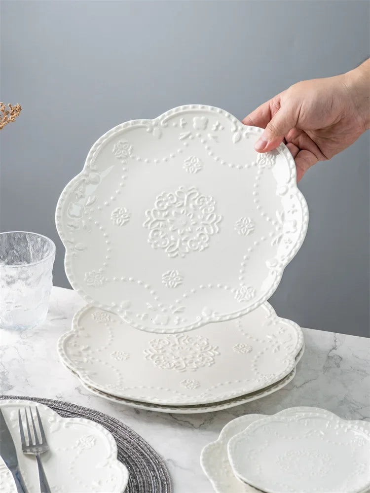 Keramikteller - Nordisches Design - Mikrowellengeeignet