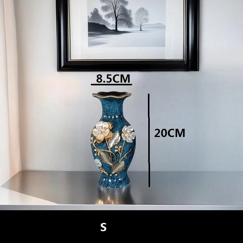 Keramikvase im europäischen Stil, ideal für Tischdekoration, Option A