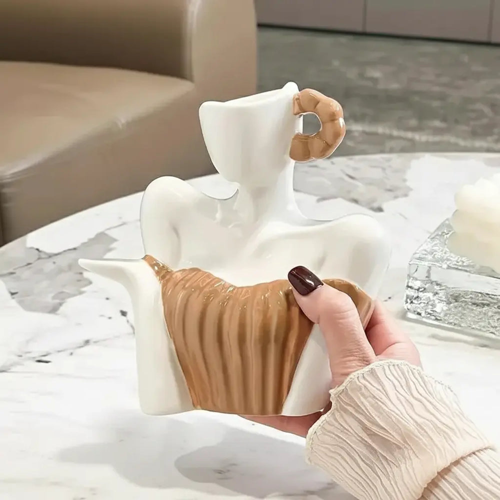 Keramikvase - Moderne Kunstgöttin - Wohnzimmer