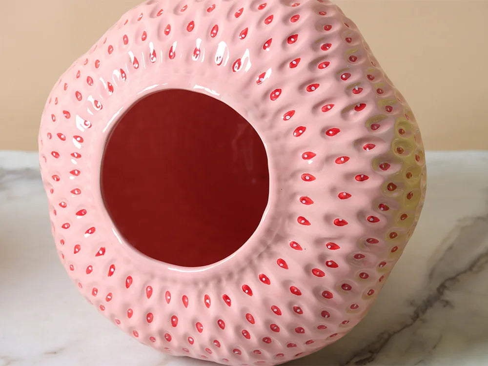Keramische Erdbeervase – Modern Stil – Grösse M