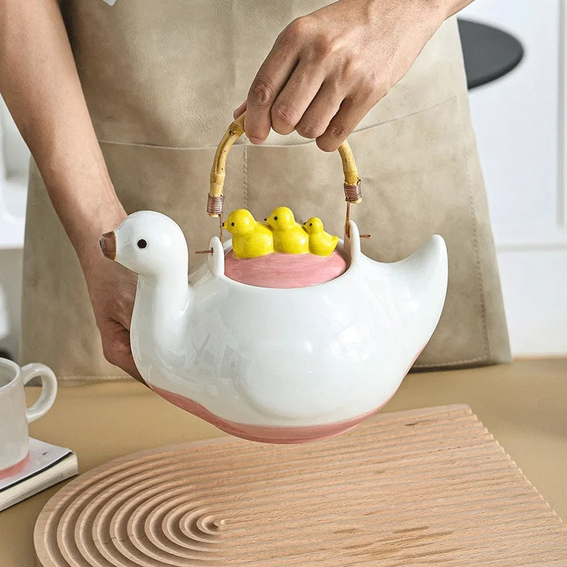 Keramische Wasserkessel – Enten Design – Eco-Friendly