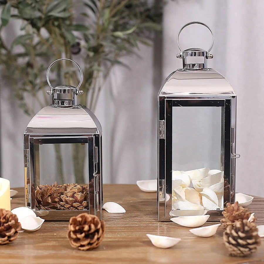 eleganter Kerzenhalter aus goldfarbenem Edelstahl, kompatibel mit verschiedenen Kerzen, handgefertigt im europäischen Stil