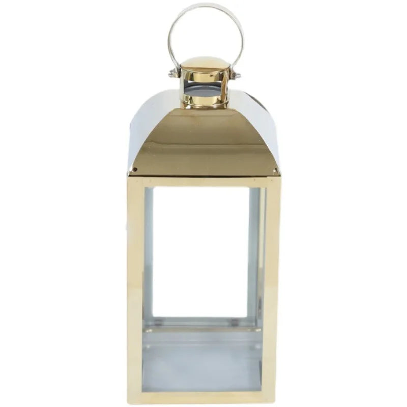 Edelstahl Kerzenhalter in Gold und Silber, handgefertigt, perfekt für Hochzeiten, erhältlich in verschiedenen Grössen