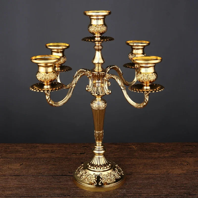 Kerzenhalter Europa – Metall Design – Deko Romantik