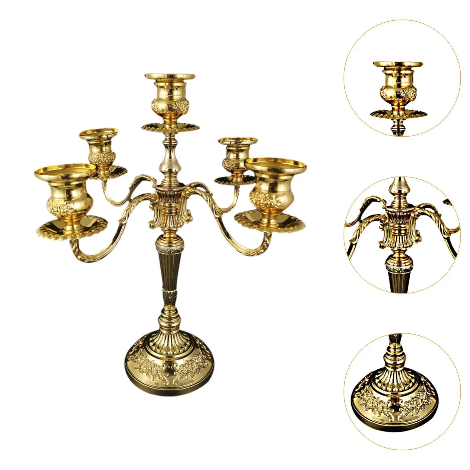 Kerzenhalter – Vintage Metall – 33x36.5 cm Deko