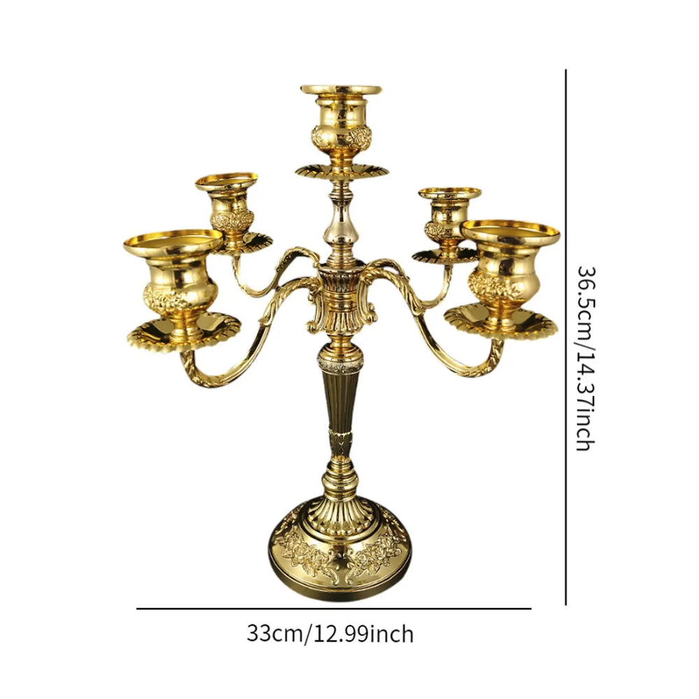 Kerzenhalter – Vintage Metall – 33x36.5 cm Deko