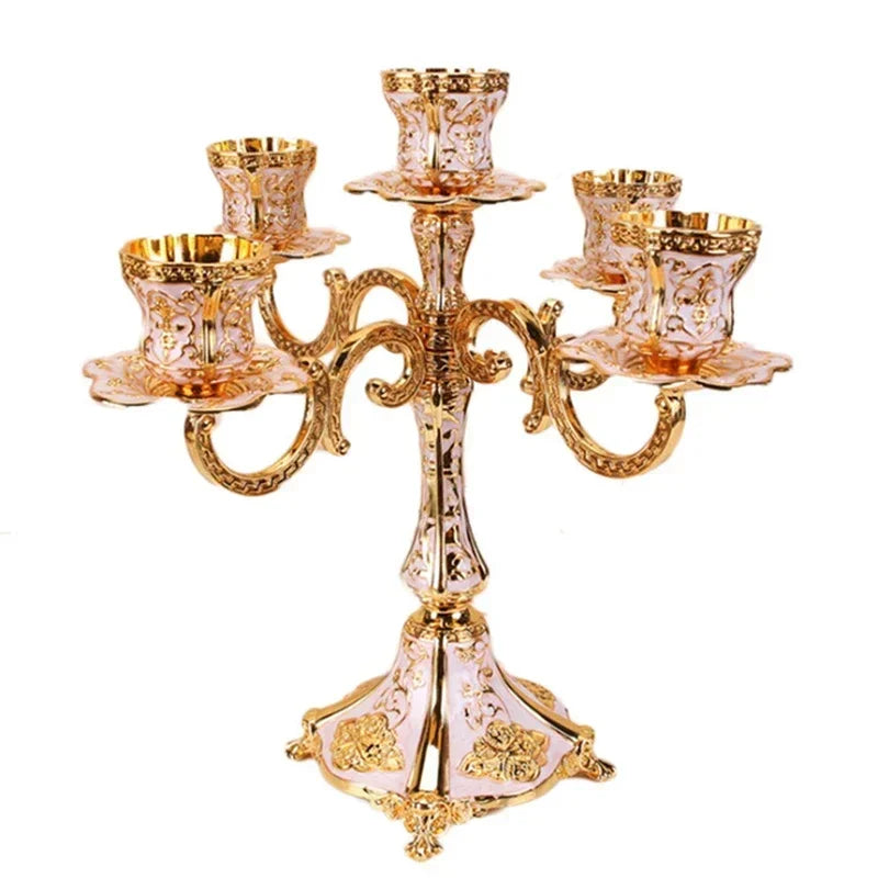 Kerzenständer – Europäisches Metall-Design – 29 cm