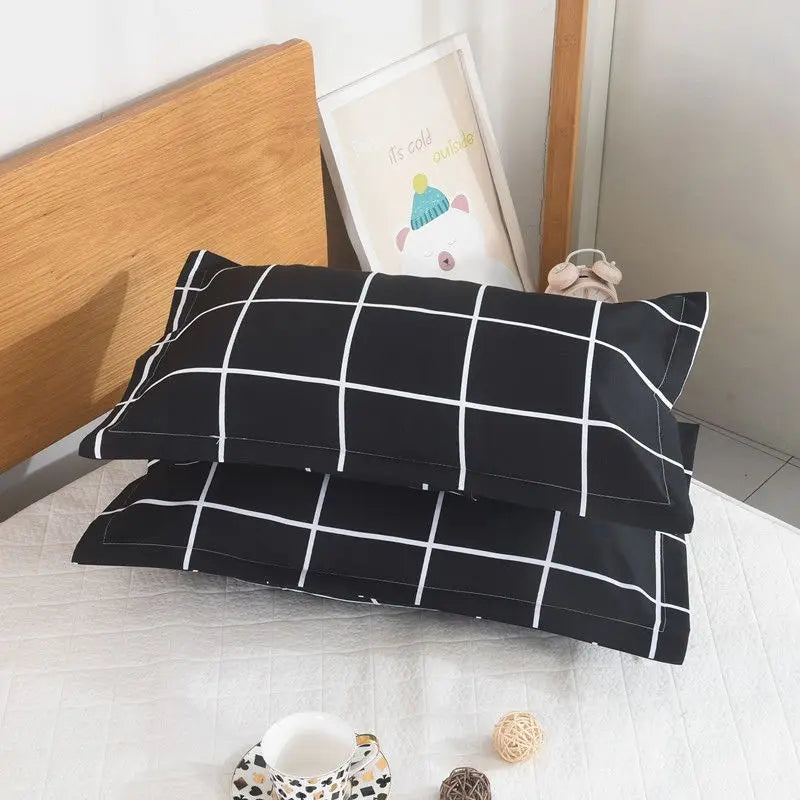 Kissenbezug - Baumwolle Kariert - 48*74 cm für Schlafzimmer