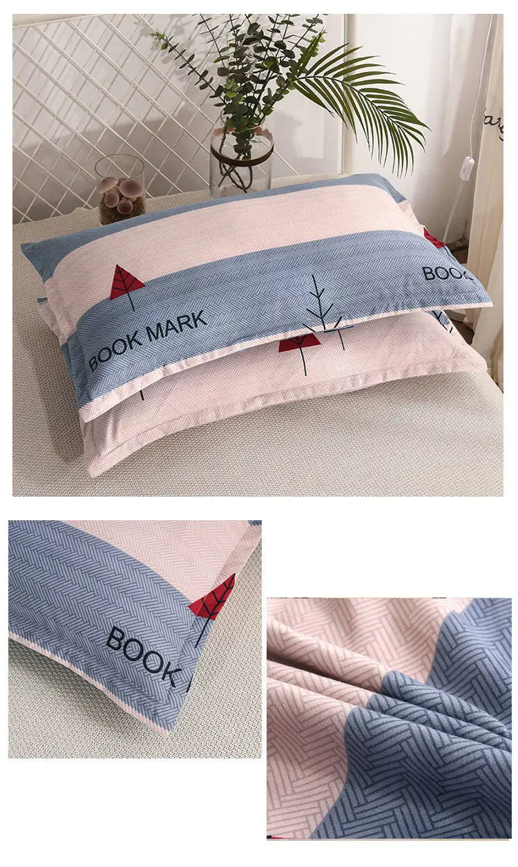 Kissenbezug - Baumwolle Kariert - 48*74 cm für Schlafzimmer