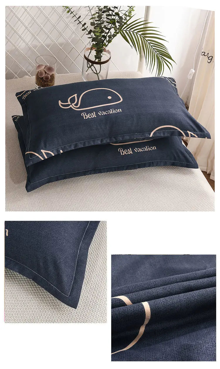 Kissenbezug - Baumwolle Kariert - 48*74 cm für Schlafzimmer