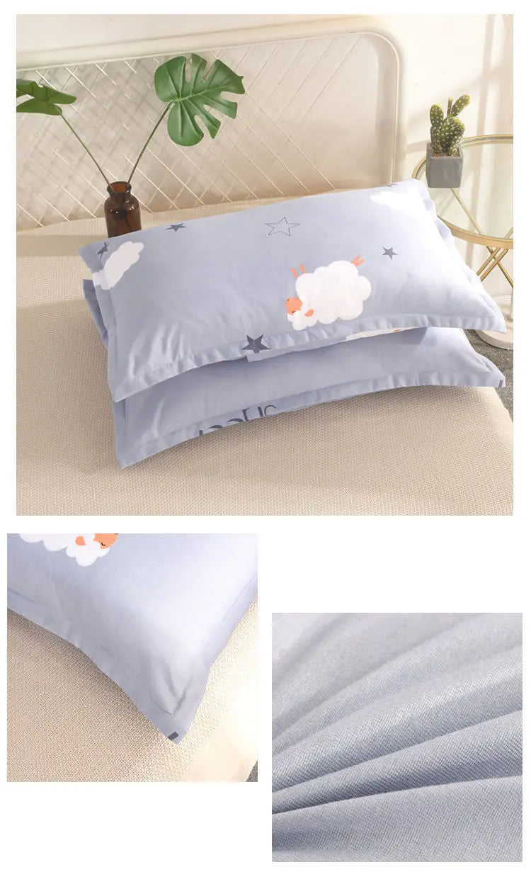 Kissenbezug - Baumwolle Kariert - 48*74 cm für Schlafzimmer