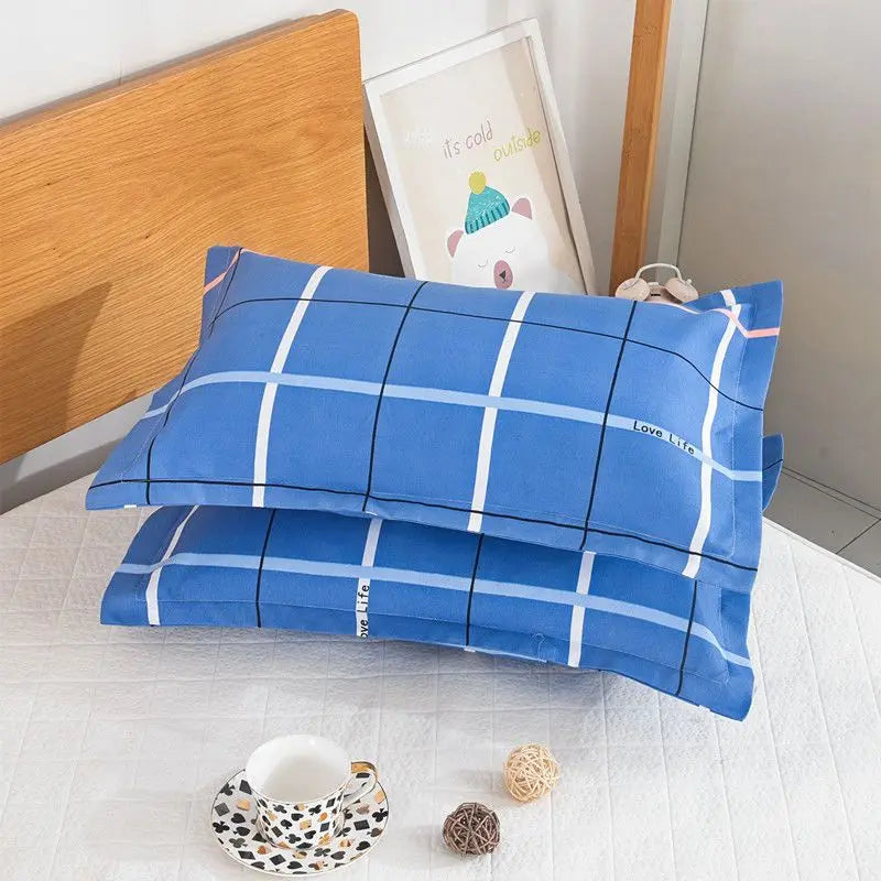 Kissenbezug - Baumwolle Kariert - 48*74 cm für Schlafzimmer