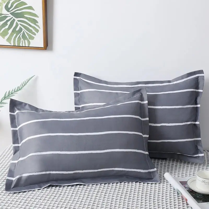 Kissenbezug - Baumwolle Kariert - 48*74 cm für Schlafzimmer